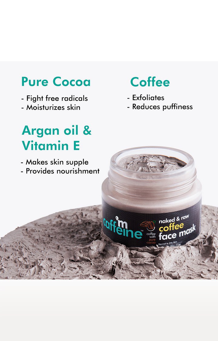 mcaffeine Naked & Raw Tan Removal Coffee Face Mask (100G)