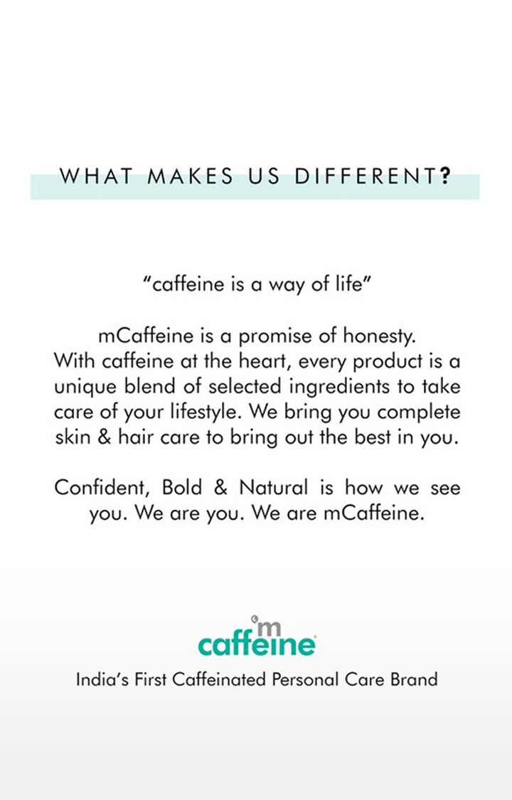 mcaffeine Naked & Raw Coffee Under Eye Cream - Relieves Dark Circles (30 Ml)