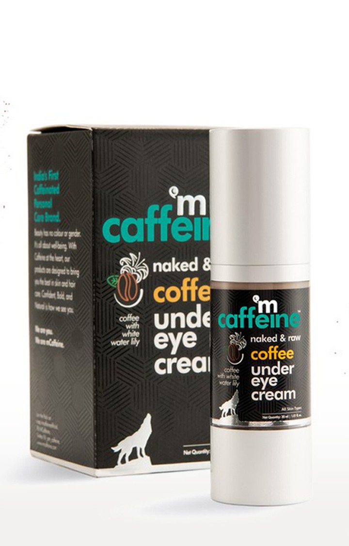 mcaffeine Naked & Raw Coffee Under Eye Cream - Relieves Dark Circles (30 Ml)
