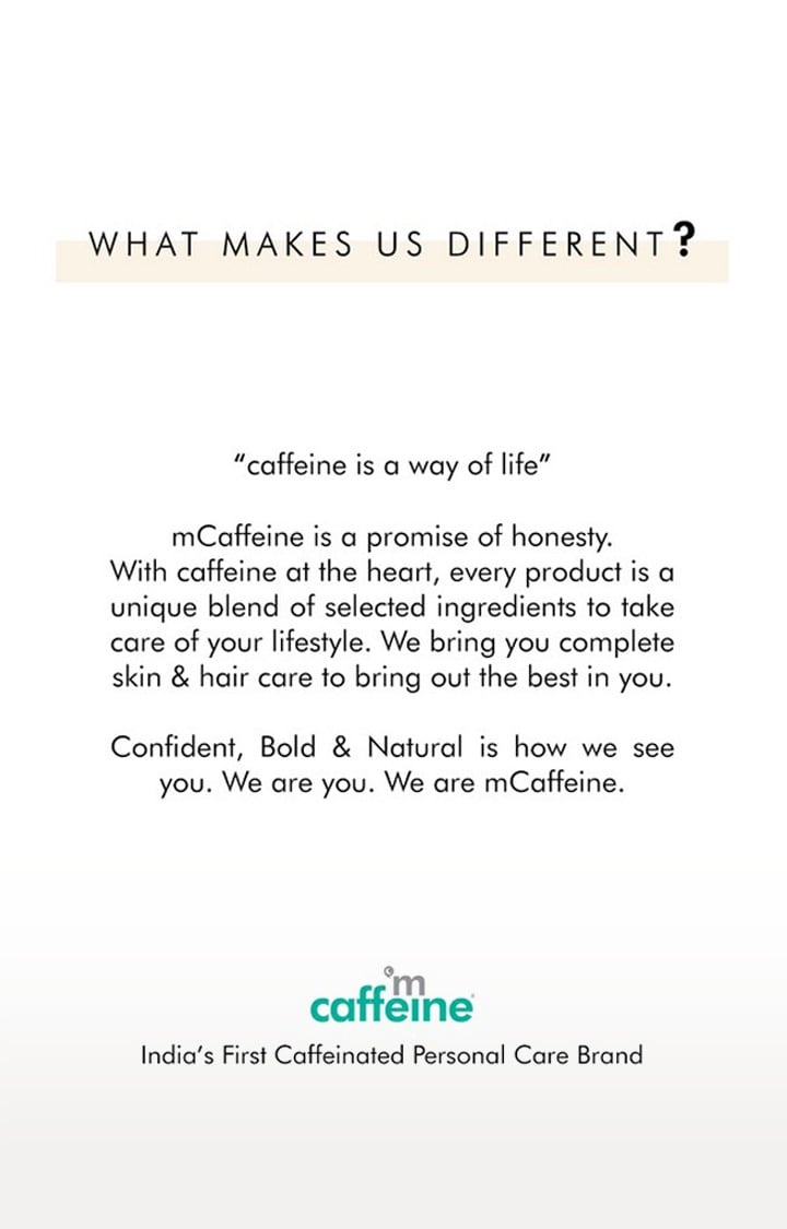 mcaffeine Naked & Raw Coffee Shampoo (250 Ml)