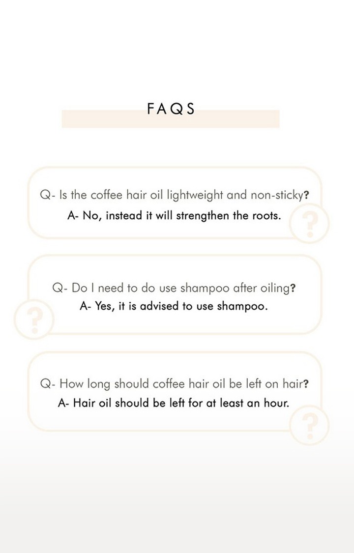 mcaffeine Naked & Raw Coffee Scalp & Hair Oil (200 Ml)