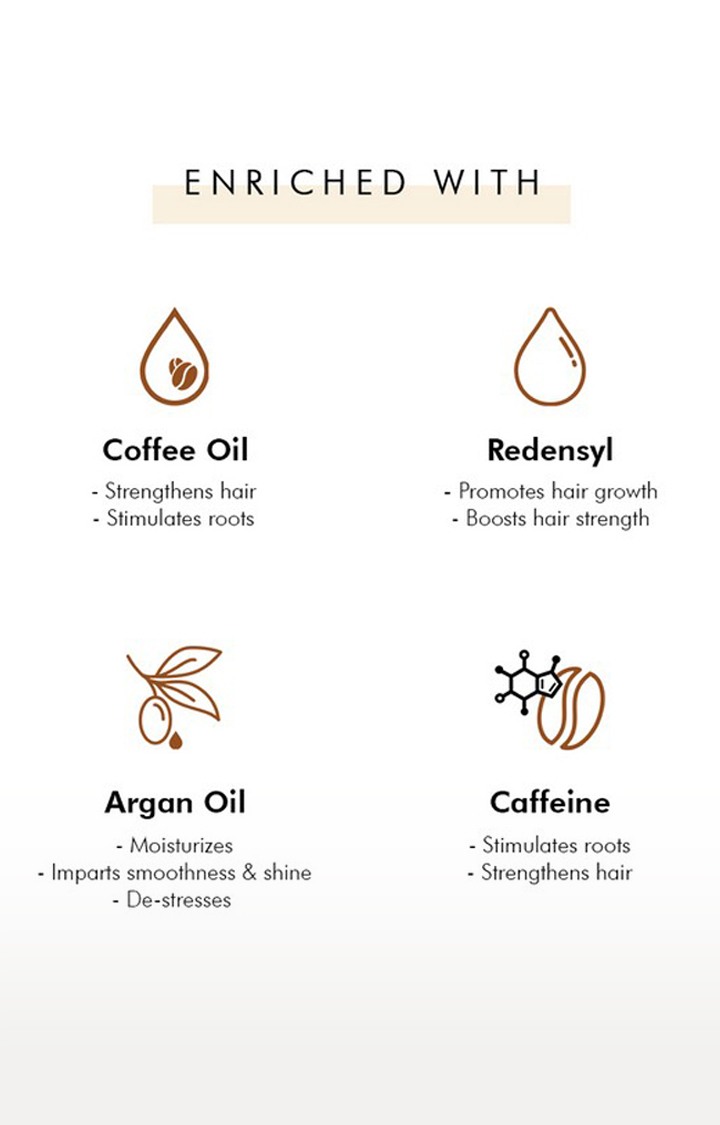 mcaffeine Naked & Raw Coffee Scalp & Hair Oil (200 Ml)