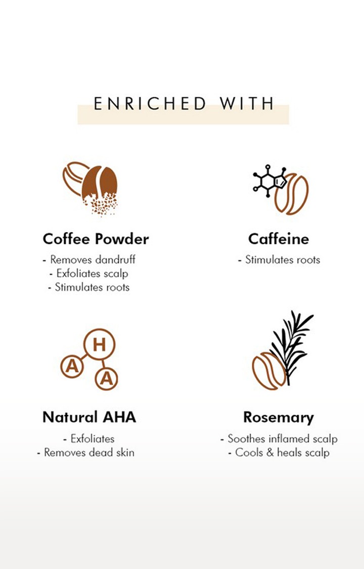 mcaffeine Naked & Raw Coffee Scalp Scrub (250 Gm)