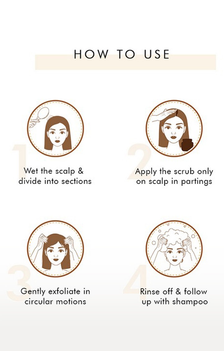 mcaffeine Naked & Raw Coffee Scalp Scrub (250 Gm)