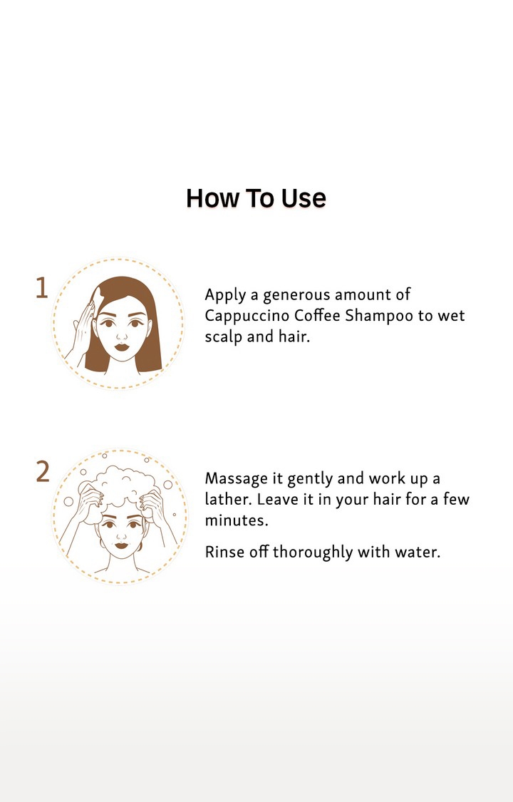 MCaffeine | mCaffeine Naked & Raw Cappuccino Coffee Shampoo (250 ml) 5