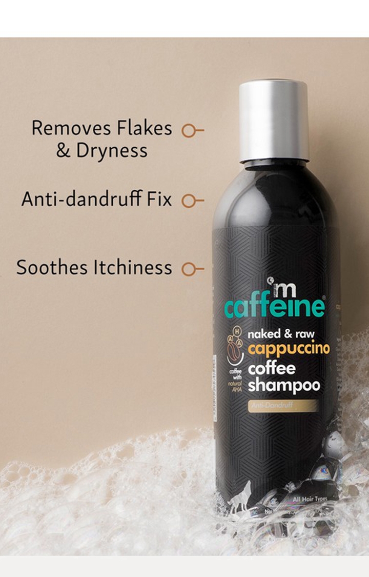 MCaffeine | mCaffeine Naked & Raw Cappuccino Coffee Shampoo (250 ml) 1