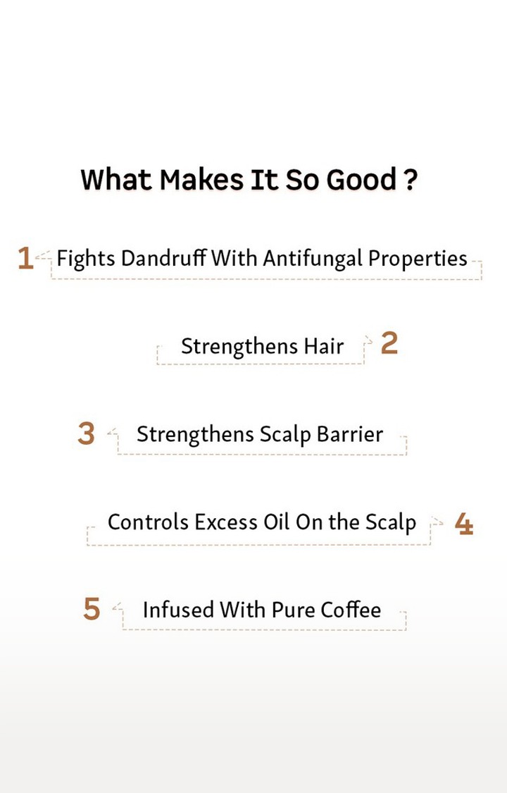 MCaffeine | mCaffeine Naked & Raw Cappuccino Coffee Shampoo (250 ml) 3