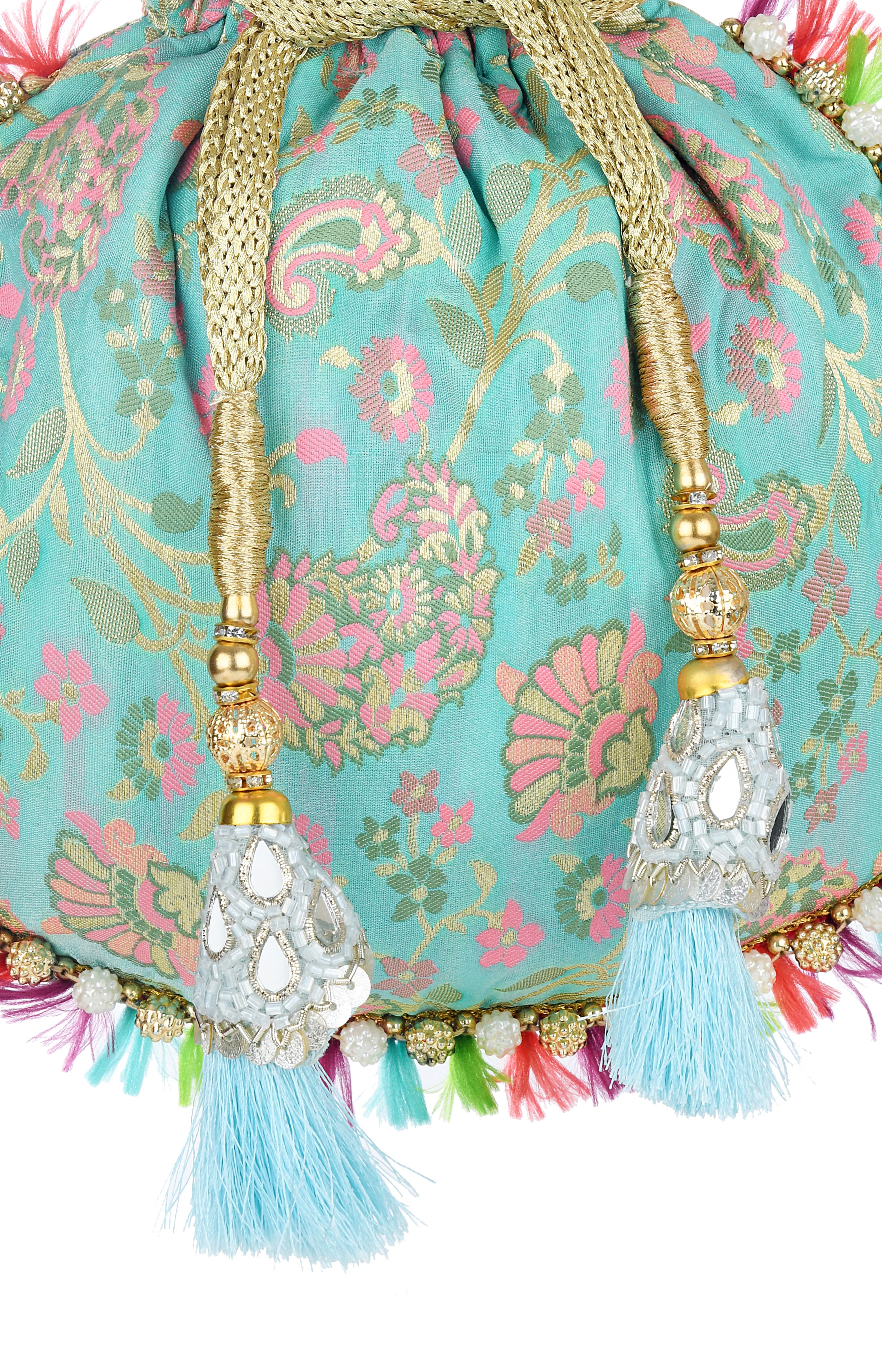 Jiya Blue Jamevaram Potli