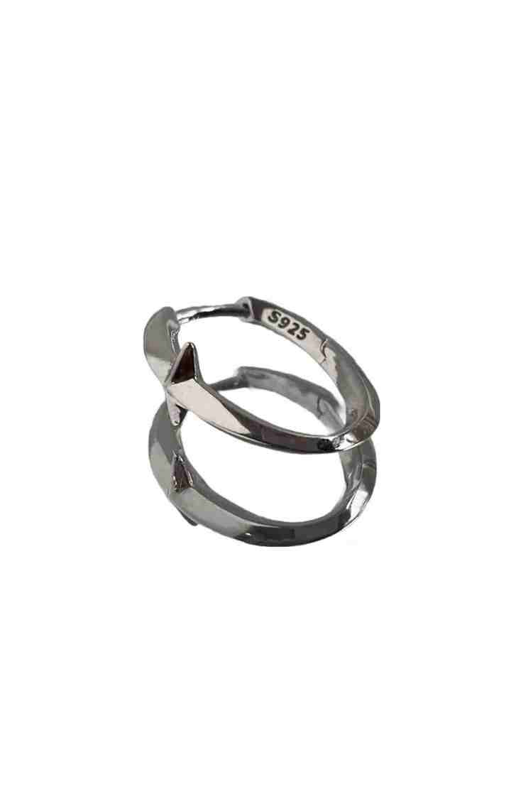 Minimalist Kpop Silver Earrings