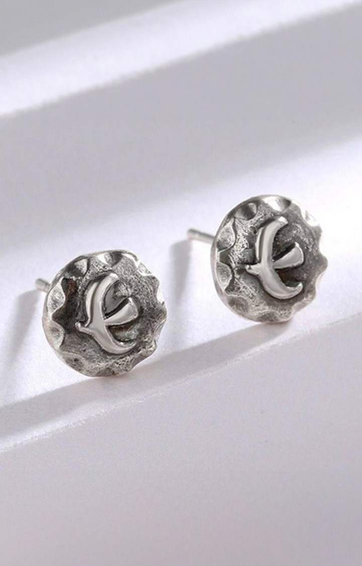 Salty | Raven Silver Studs