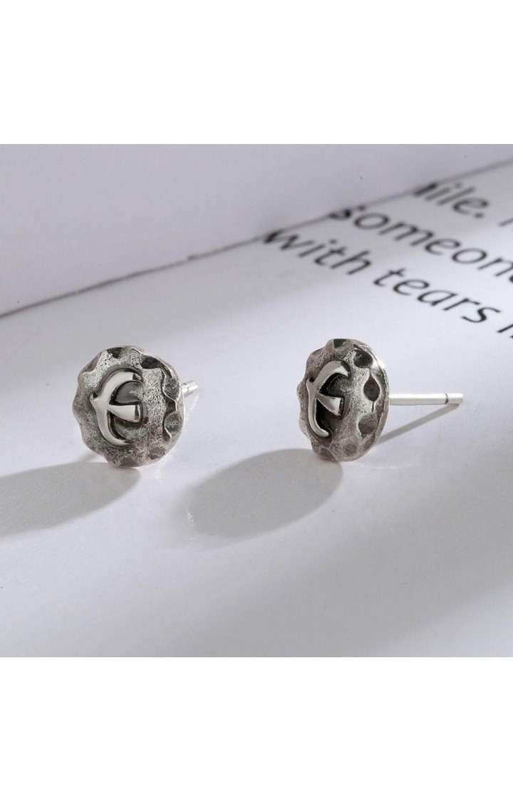 Raven Silver Studs