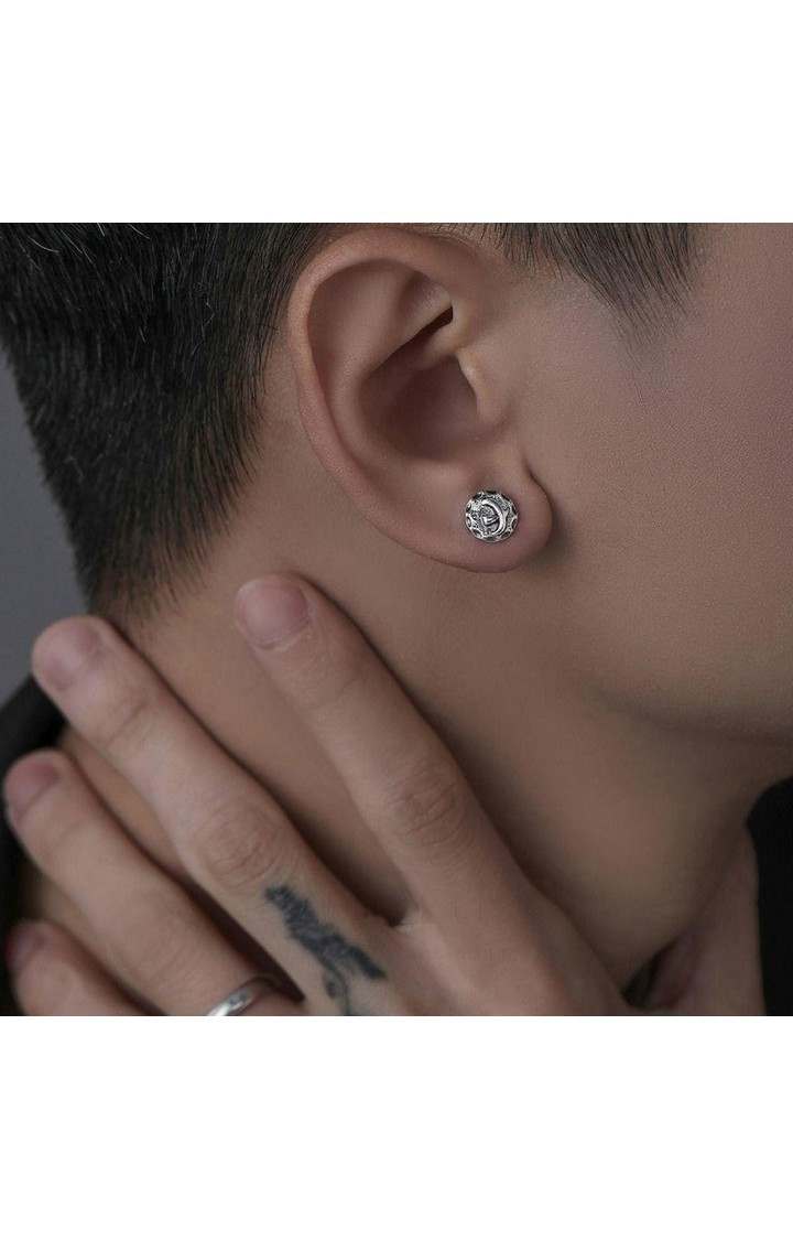 Raven Silver Studs