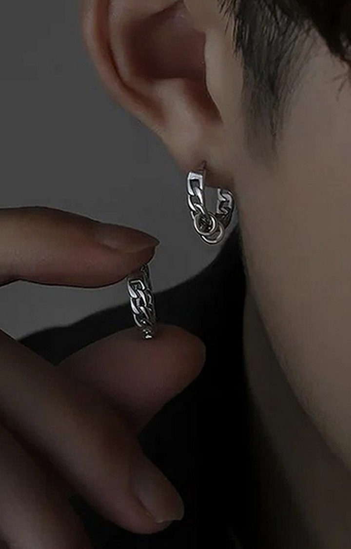Silver Viper Earrings