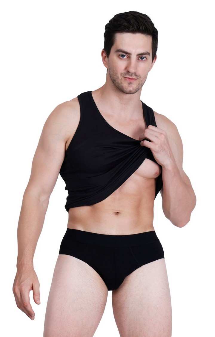 Men's Black Briefs
