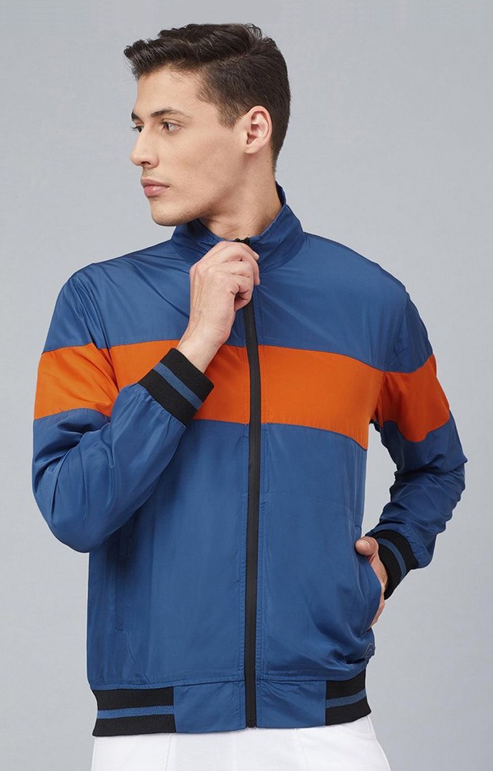 Orange windcheater top
