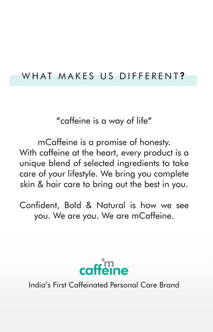 MCaffeine | mcaffeine Coffee Prep Gift Kit | Under Eye Cream , Face Serum 6