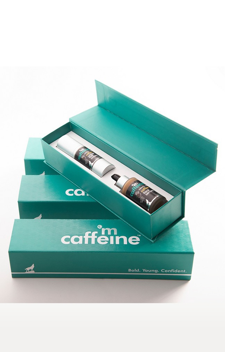MCaffeine | mcaffeine Coffee Prep Gift Kit | Under Eye Cream , Face Serum 0