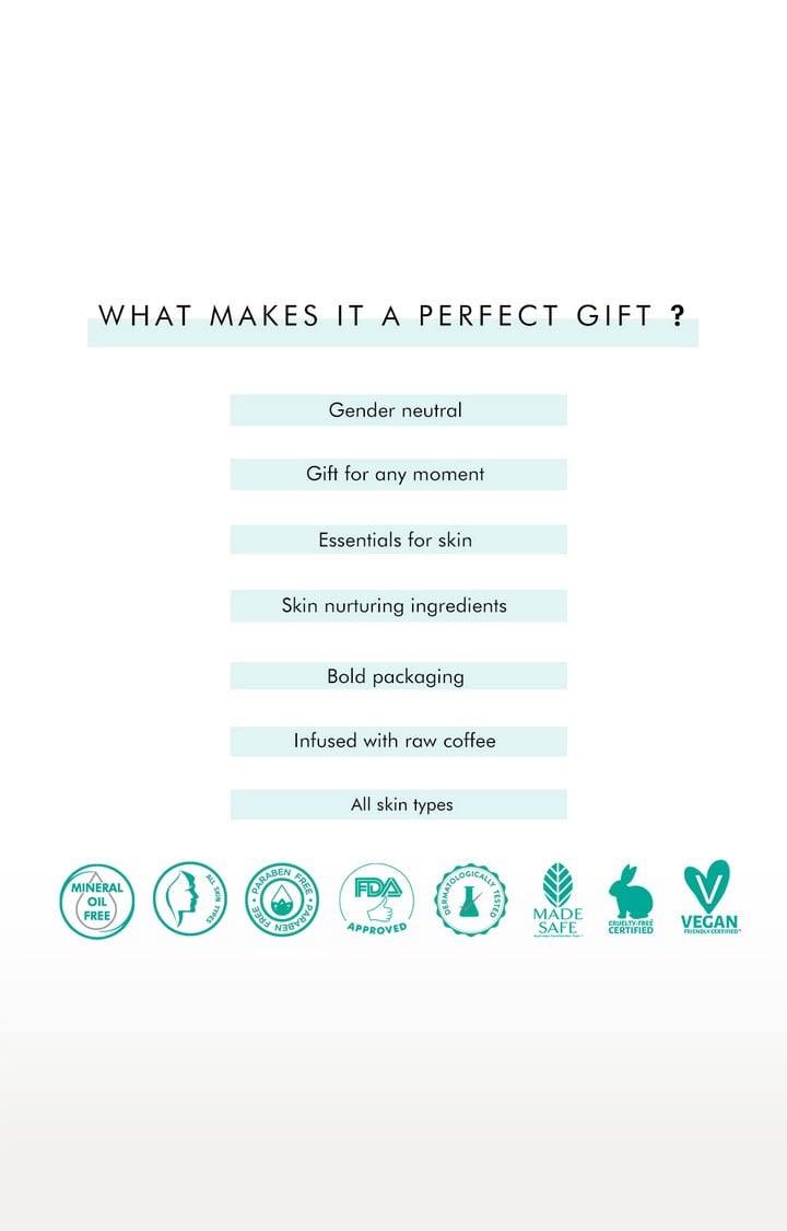 MCaffeine | mcaffeine Coffee Prep Gift Kit | Under Eye Cream , Face Serum 3