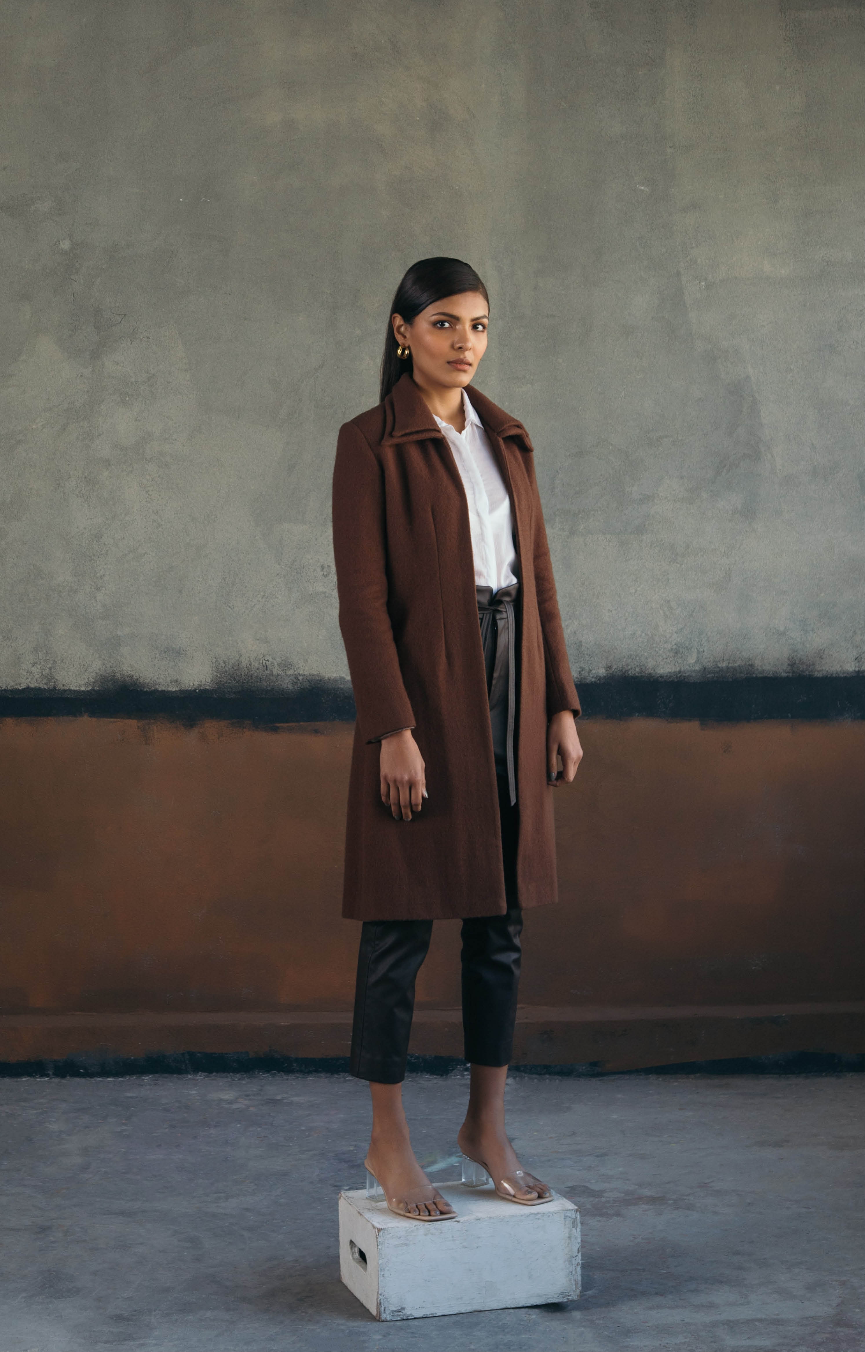 Mannat Gupta | Double-Collar Wool Coat undefined