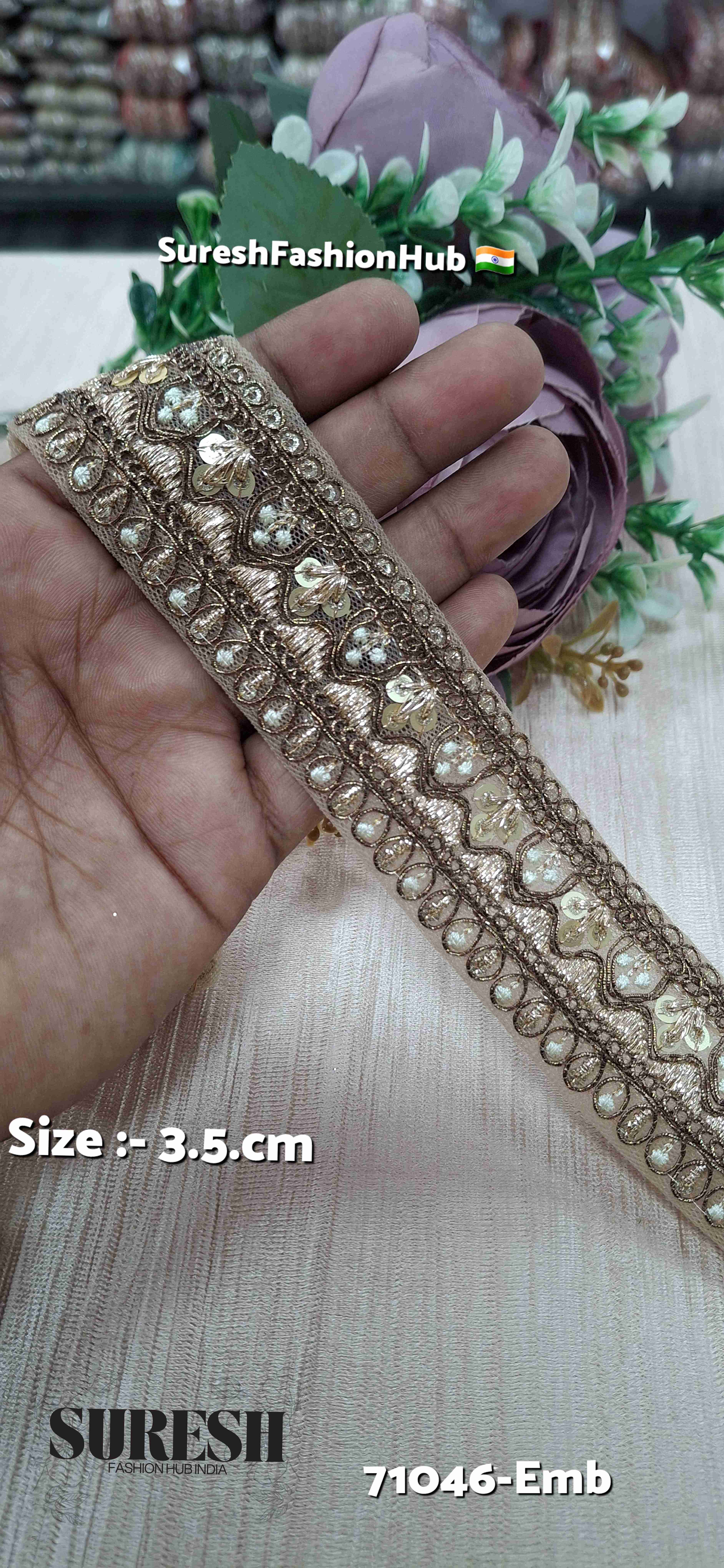 Matt Gold Luxe Lace