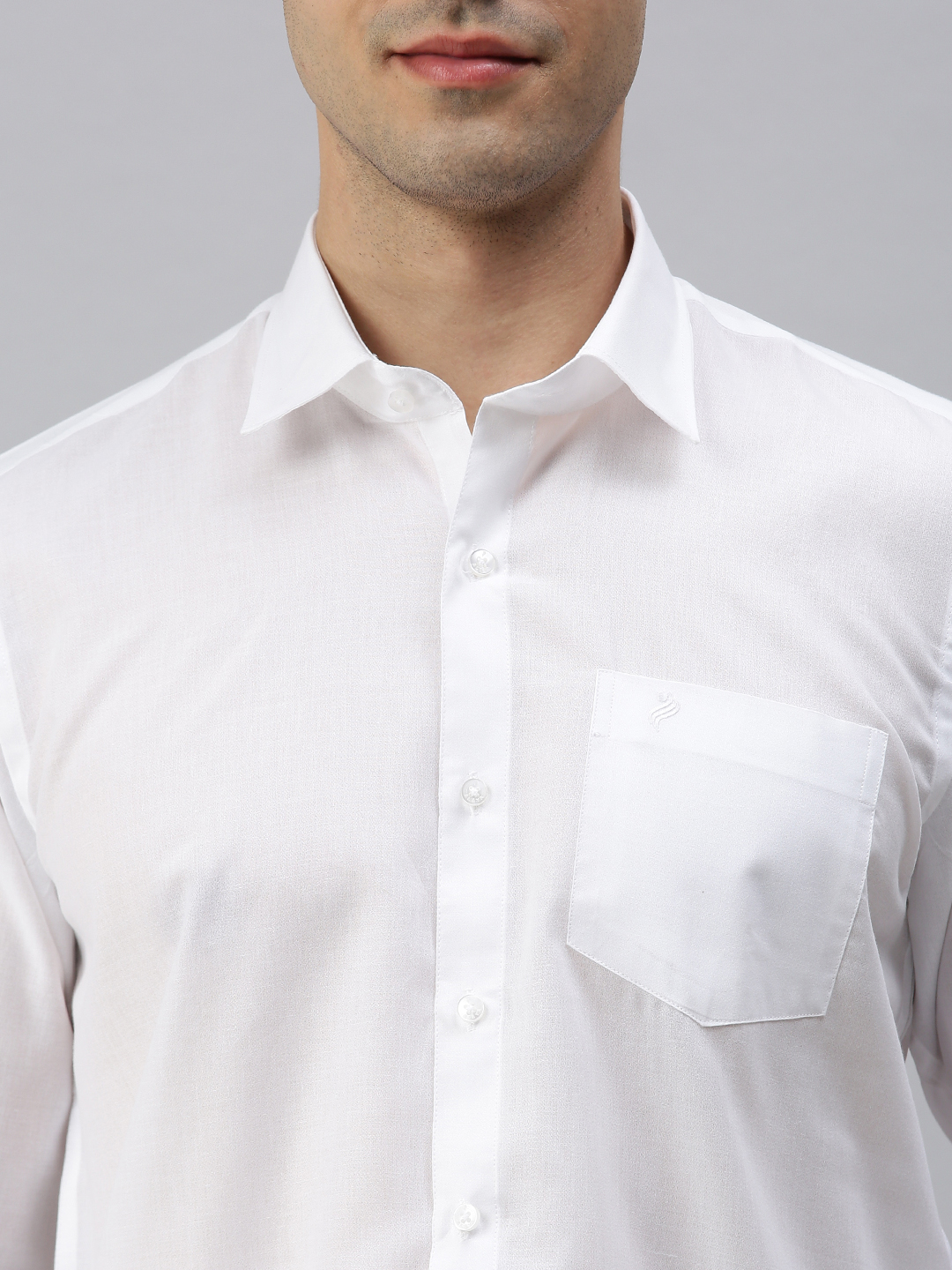 Alaya Cotton Mens Minister Cotton White Shirt 