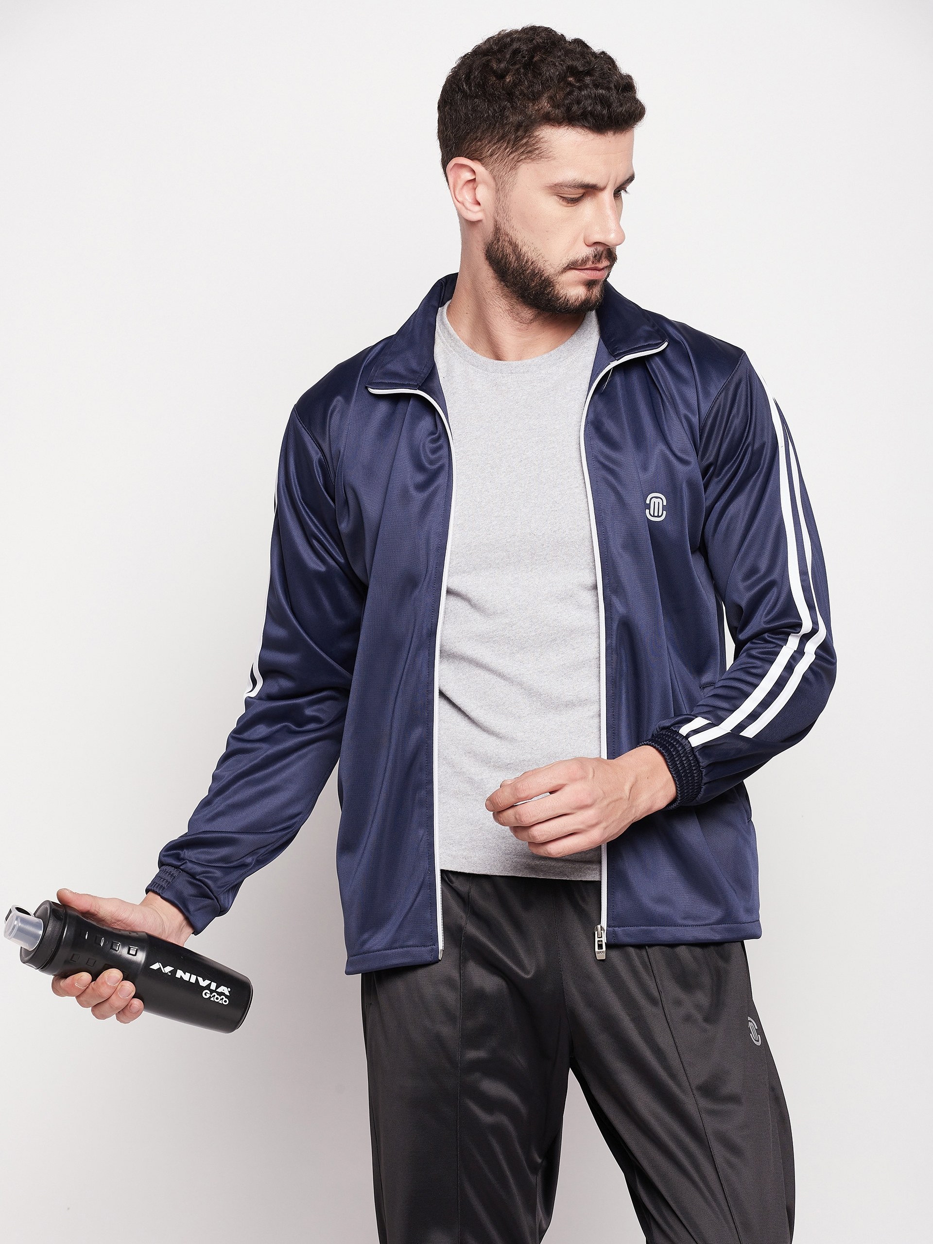 Mozafia Poyster Regular Fit Mens Sports Jacket Winter Bike