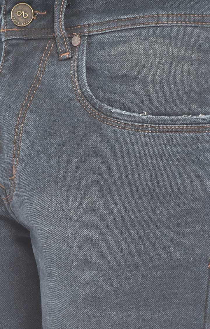JBD-STR-113 LIGHT BLUE Men's Blue Lycra Solid Jeans