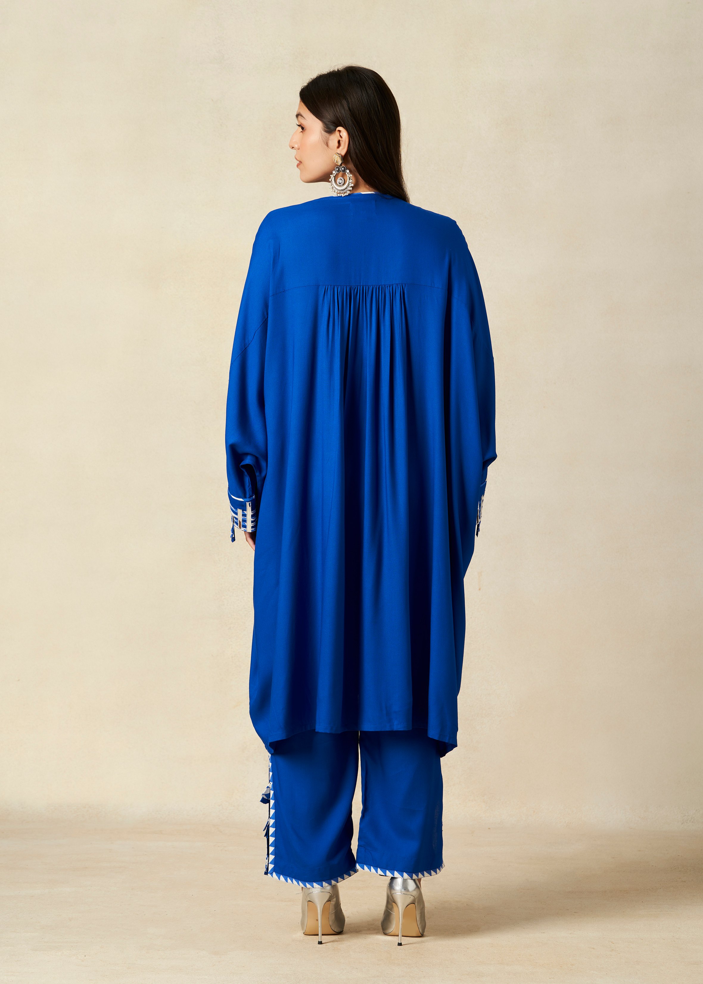 Royal Blue Kaftan Tunic