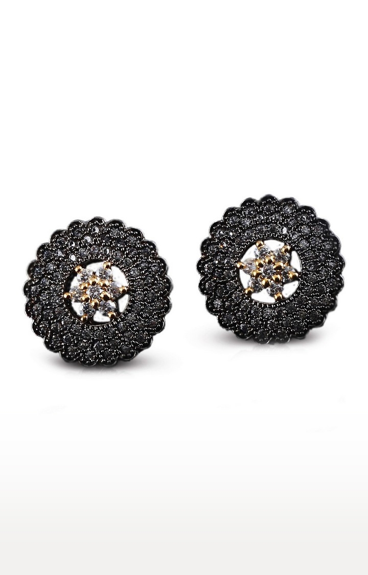 Black Earrings Woman | Ear Button Earrings | Earrings Black Bow | Korean  Accessories - Dangle Earrings - Aliexpress
