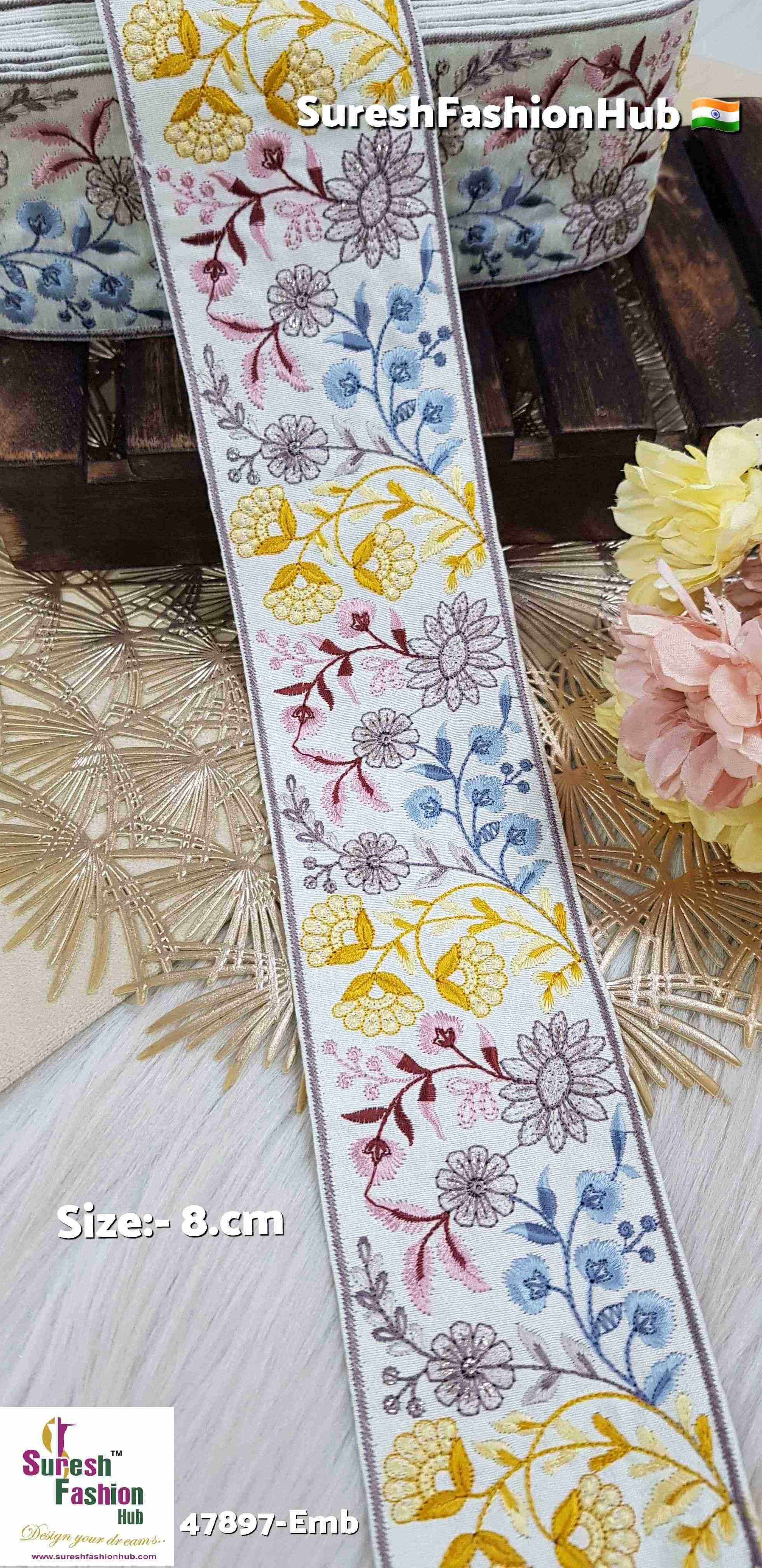 Cream Blossom Charm Lace