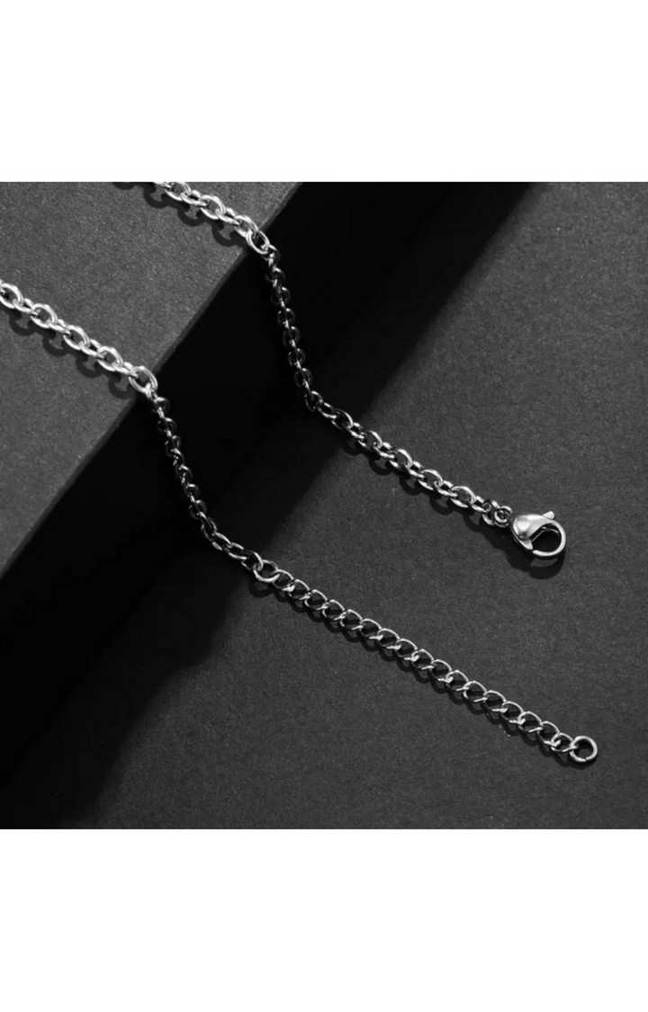 Demeter Cubic Silver Metal Chain