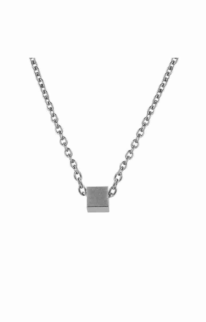 Demeter Cubic Silver Metal Chain