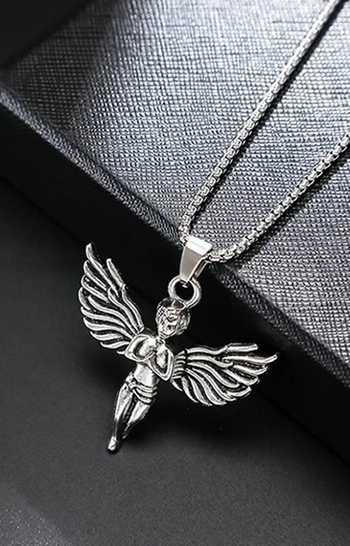 Greek Angel Silver Chain