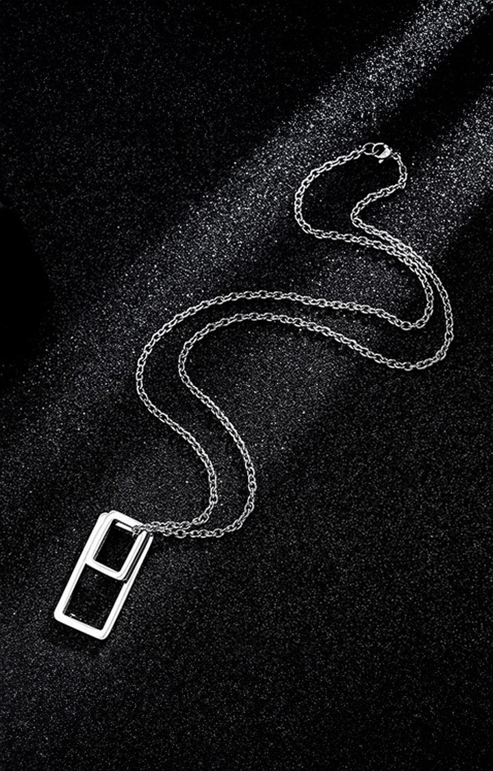 Salty | Architectural Contrast Silver Chain