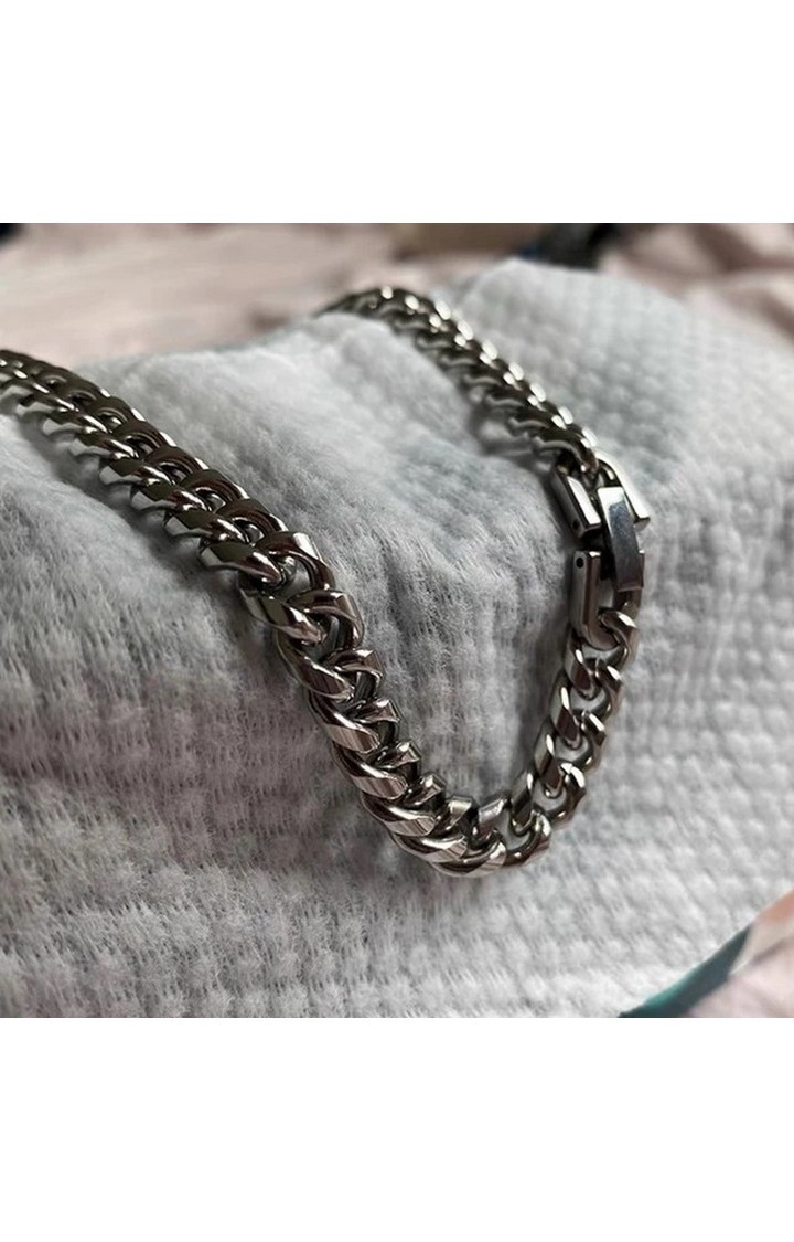 Brawny Braid Silver Chain