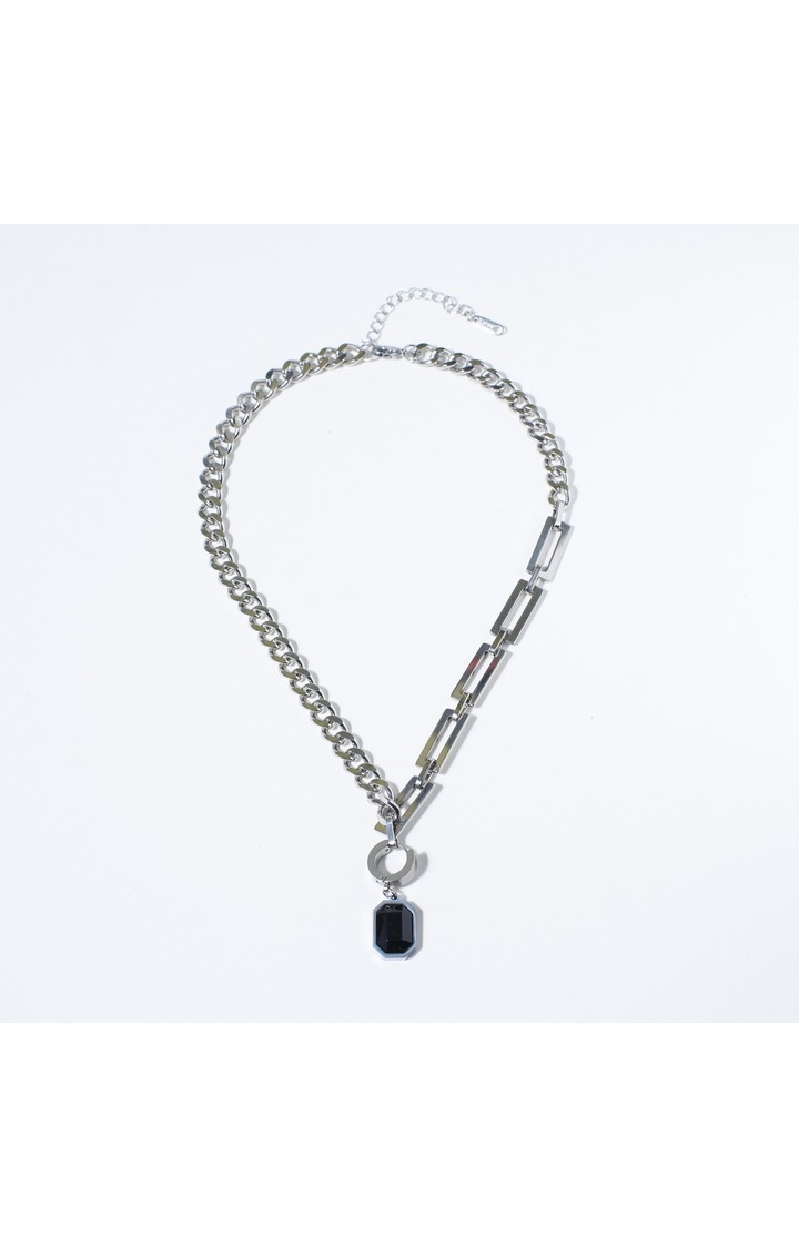 Salty | 2 in 1 Stellar Shungite Silver Chain and Earring