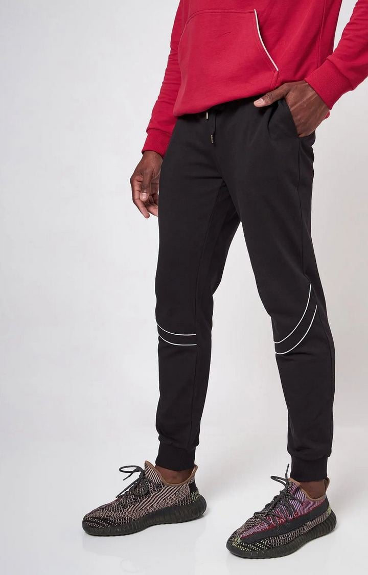 Boston Black Reflex Joggers