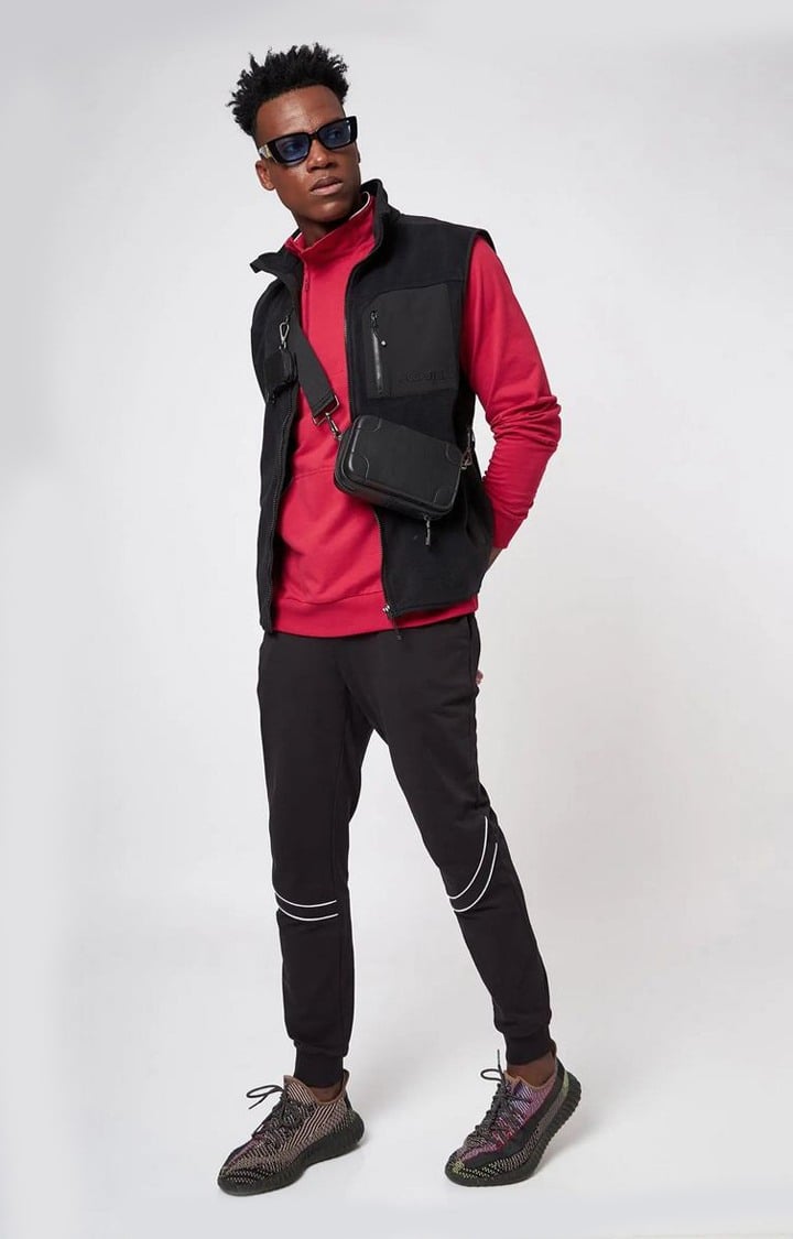 Boston Black Reflex Joggers