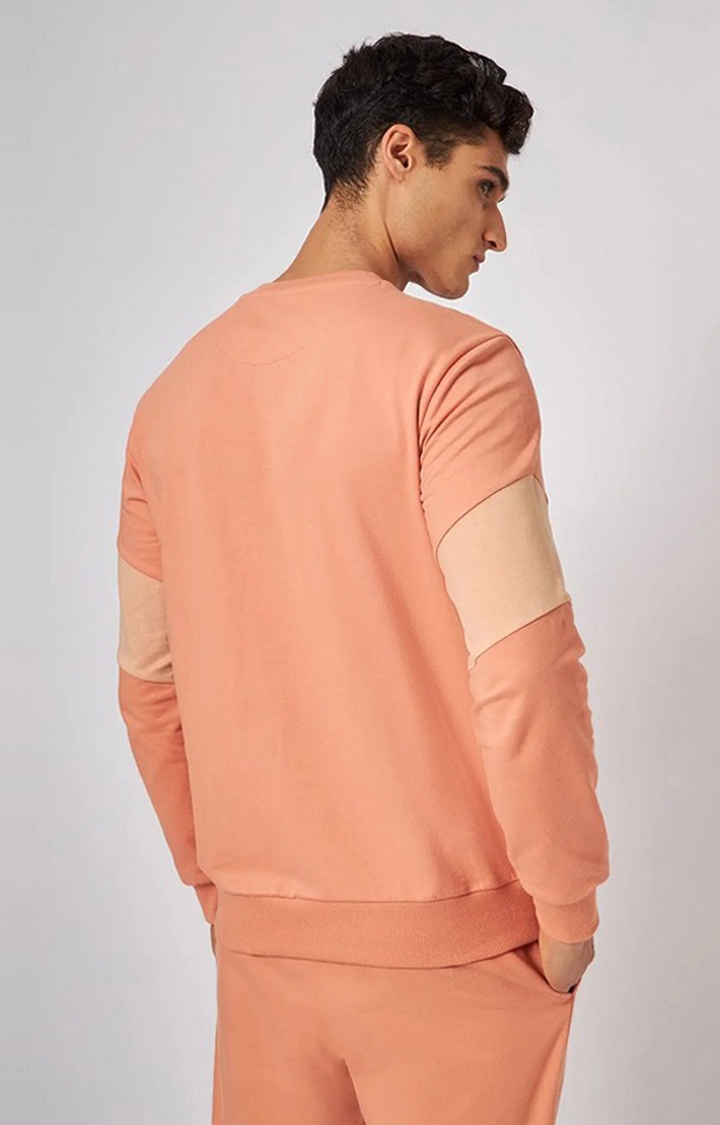 Osaka Orange Patchwork Sweatshirt