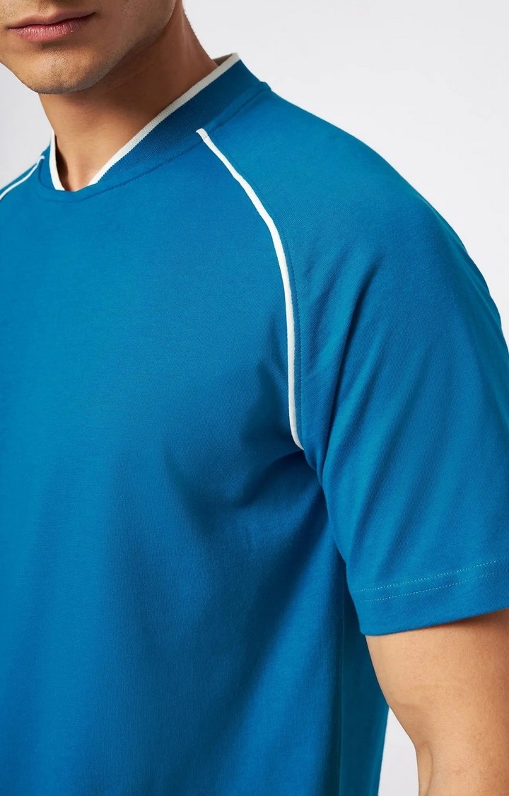 Mykonos Blue Raglan T-Shirt