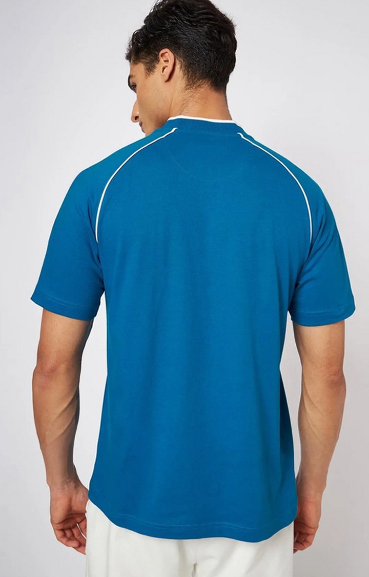 Mykonos Blue Raglan T-Shirt