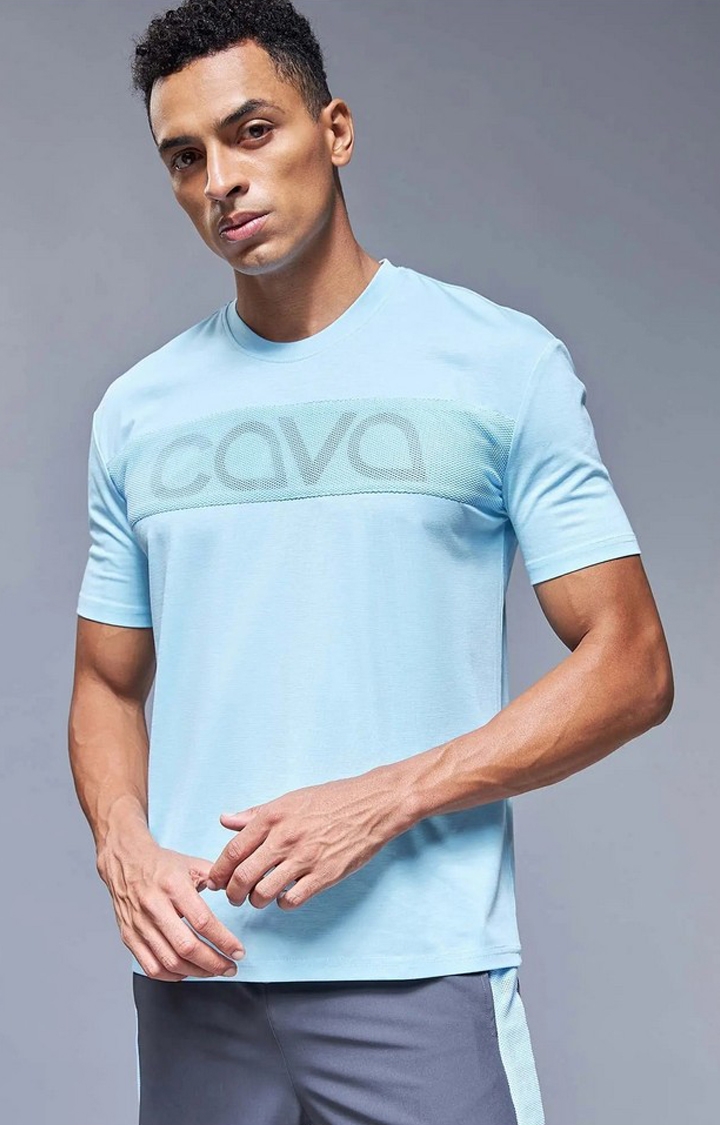 Cava Athleisure | Light Blue Chase T-Shirt