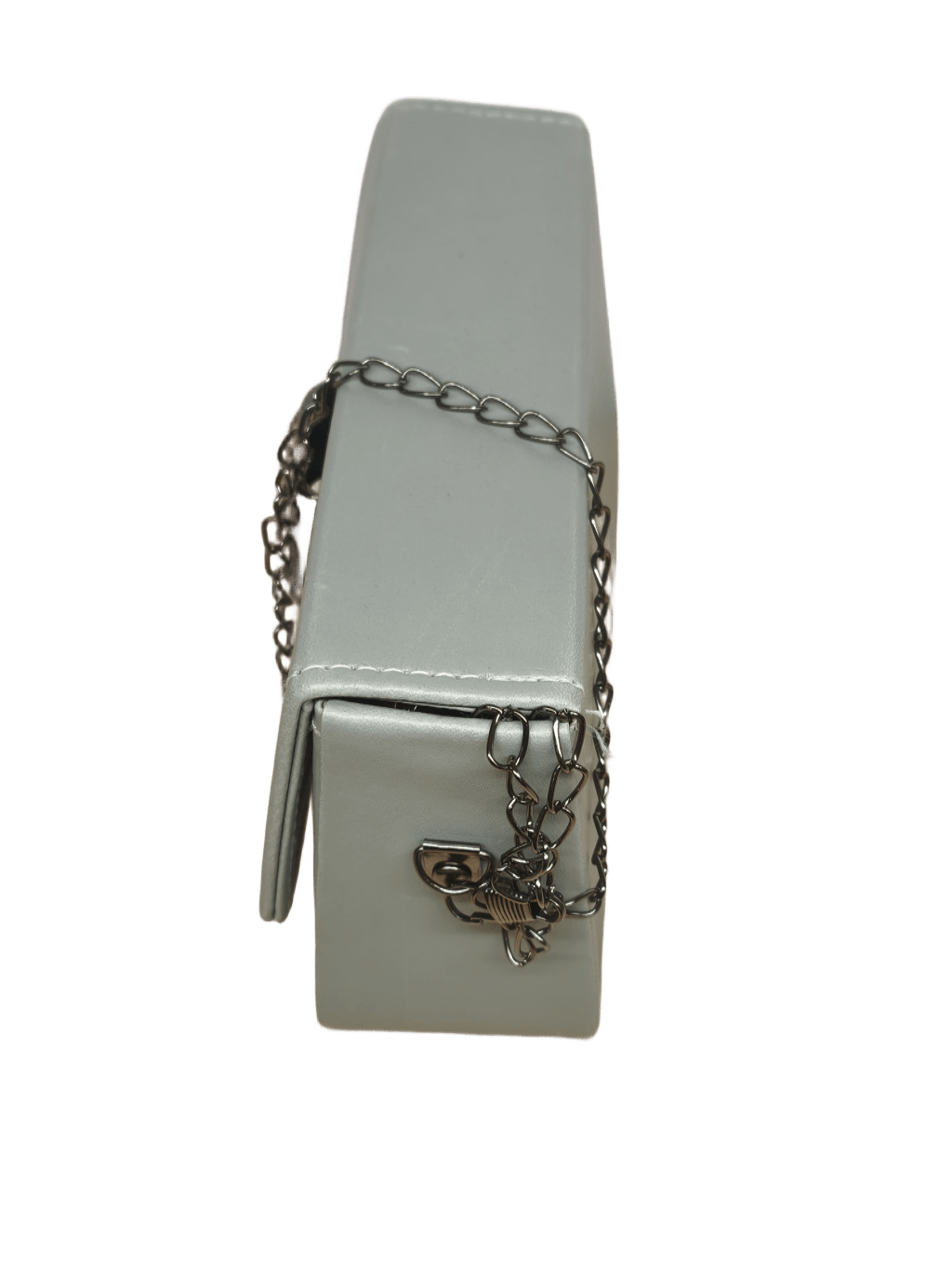 Bengal Classic Co Women's Sage Green Rexine Sling Bag with Chain Strap