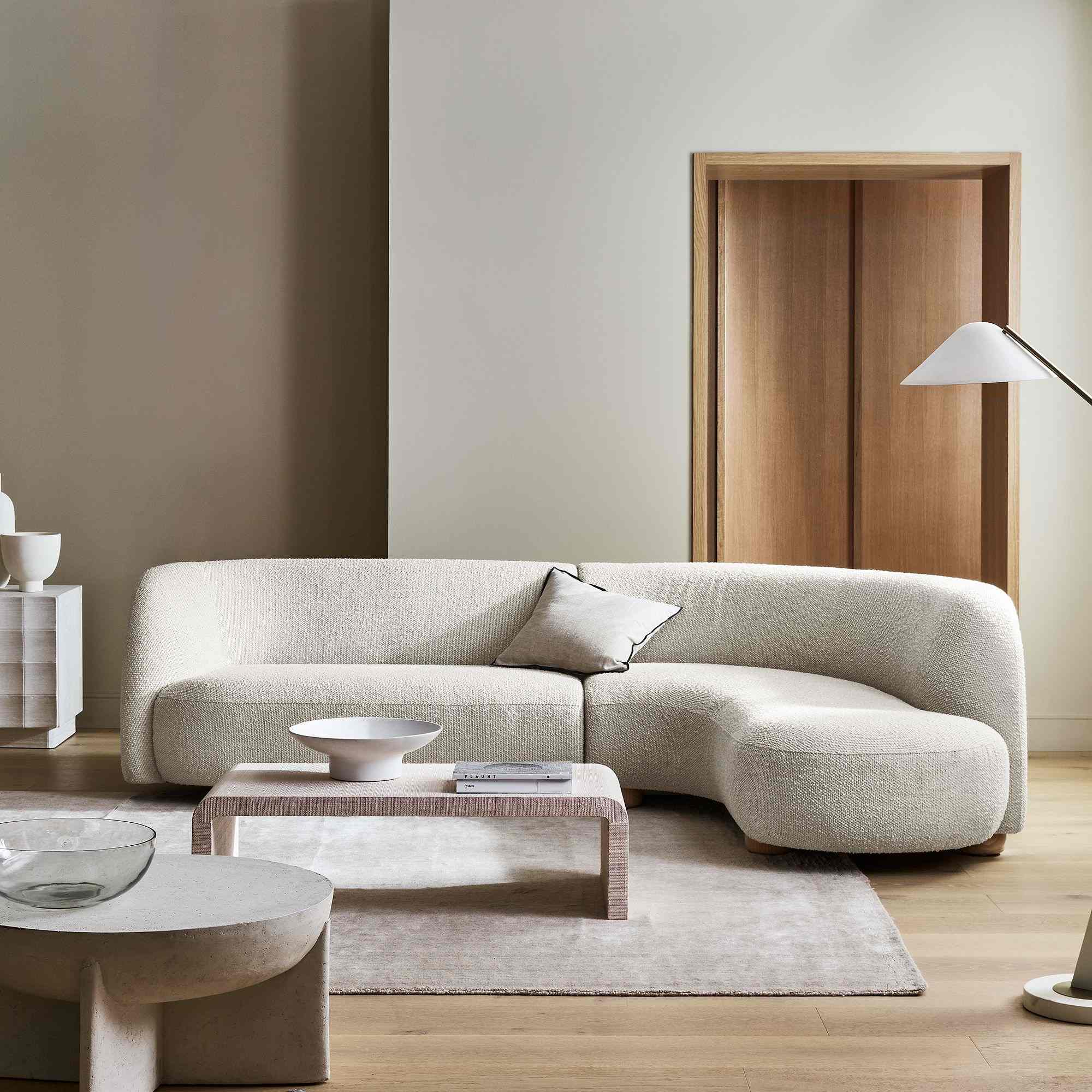 Laurent 2-Piece Wedge Chaise Sectional