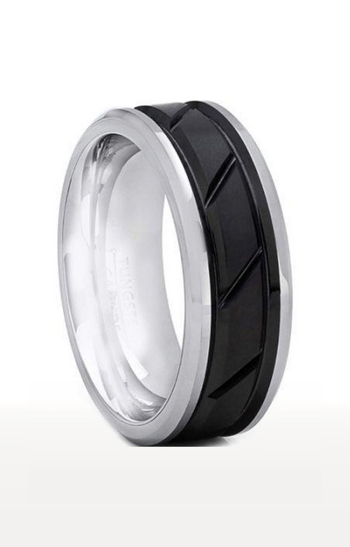 Salty | Men's Stainless Steel Eros Black Ring
