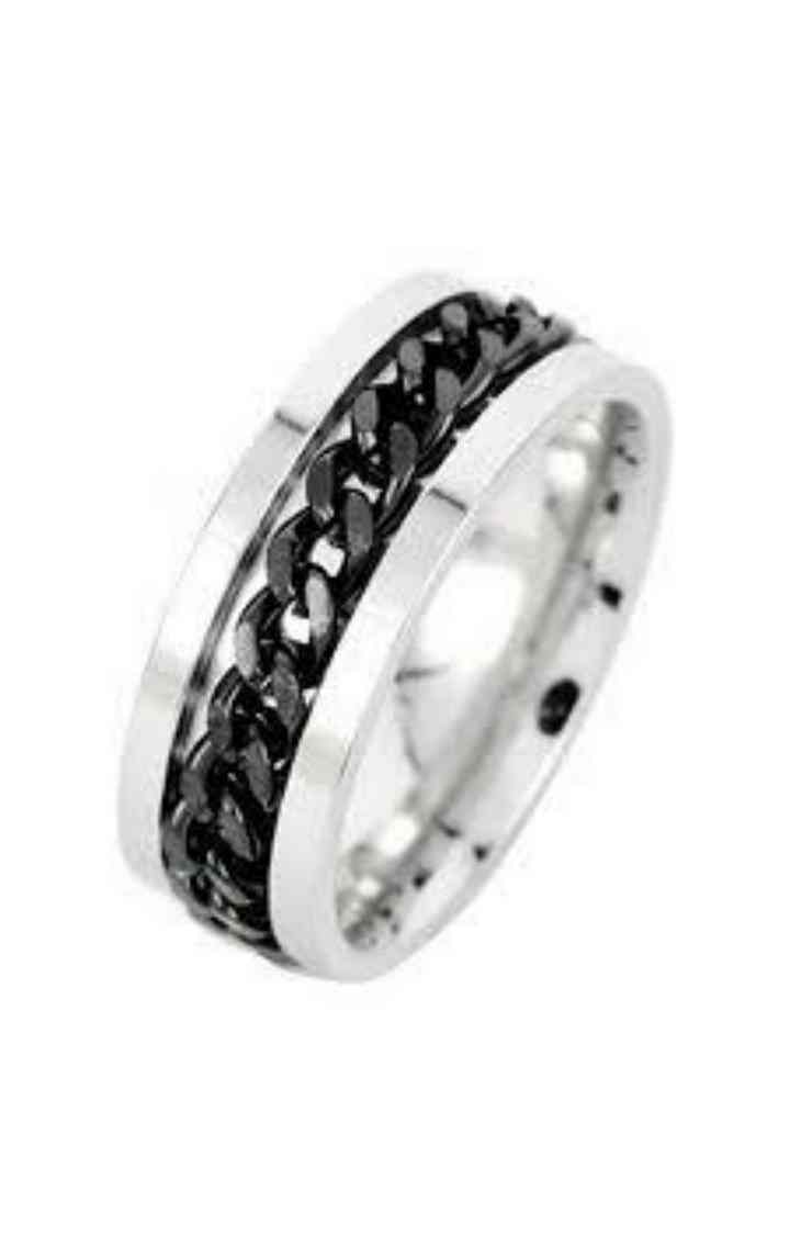 Jared Black Chain Ring