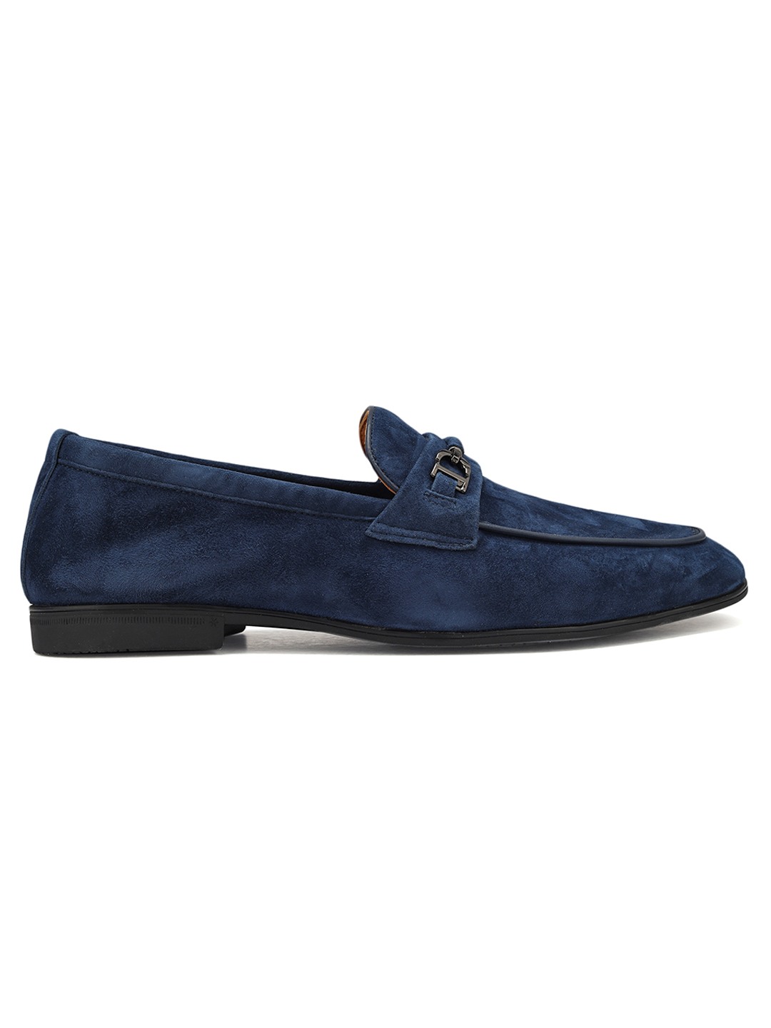 ROSSO BRUNELLO MEN BLUE LOAFERS