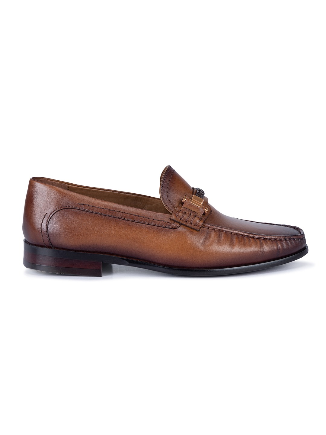 Rosso Brunello Men'S Tan Mocassins