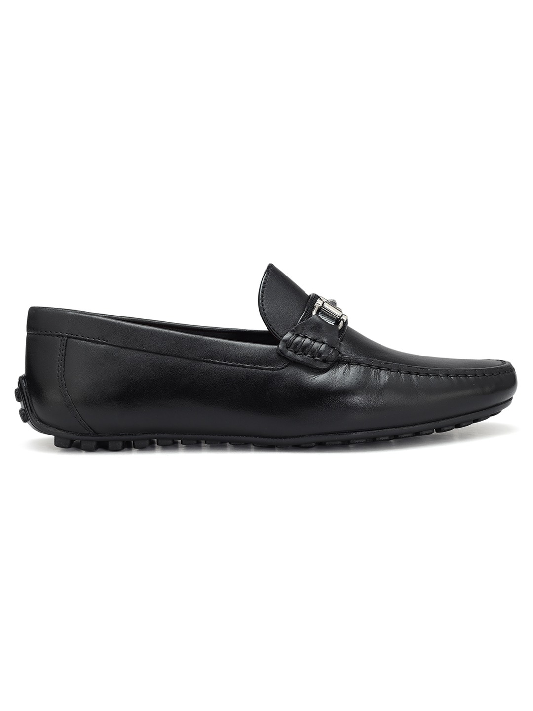 ROSSO BRUNELLO MEN BLACK MENS MOCCASINS