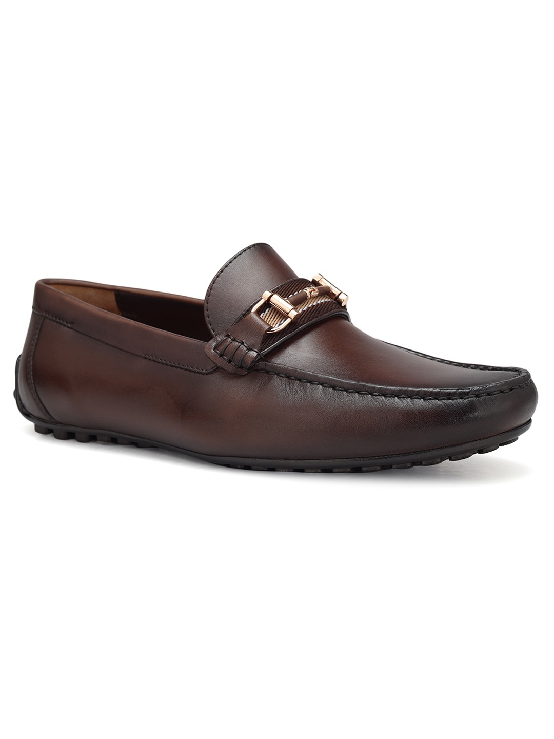 ROSSO BRUNELLO MEN COFFEE MENS MOCCASINS